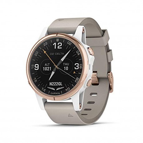 Garmin D2 Delta GPS Pilot Watch, include Smartwatch features, frequenza cardiaca e musica